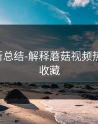 片单更新总结-解释蘑菇视频热榜-建议收藏