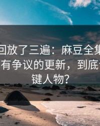 我反复回放了三遍：麻豆全集被低估了——最有争议的更新，到底谁才是关键人物？