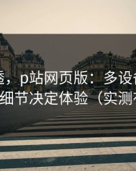 一篇讲透，p站网页版：多设备怎么切换？细节决定体验（实测有效）
