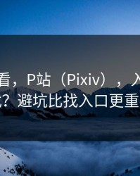 新手必看，P站（Pixiv），入口怎么找？避坑比找入口更重要
