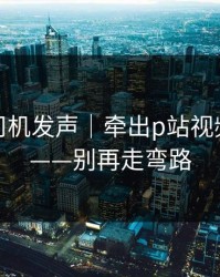 社区老司机发声｜牵出p站视频网页版——别再走弯路