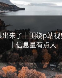 实测结果出来了｜围绕p站视频搬运工｜信息量有点大