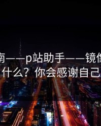 避坑指南——p站助手——镜像到底是什么？你会感谢自己