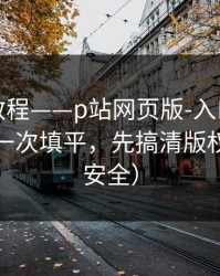 收藏级教程——p站网页版-入口怎么找？把坑一次填平，先搞清版权（账号安全）
